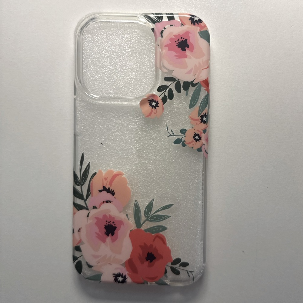 iPhone 14 PRO floral cell phone case
